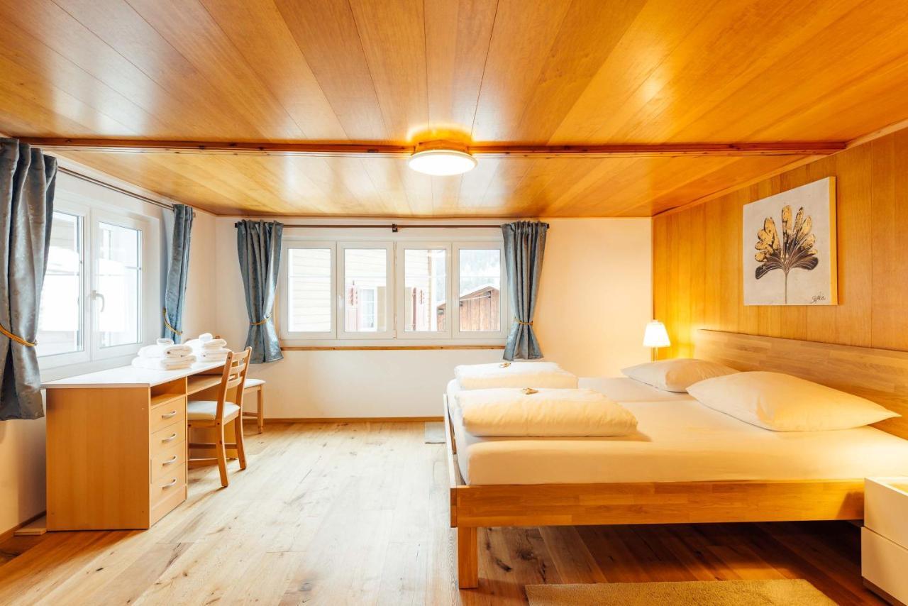 Casa Nacla Sedrun/Surrein Leilighet Eksteriør bilde
