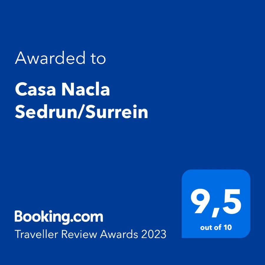 Casa Nacla Sedrun/Surrein Leilighet Eksteriør bilde